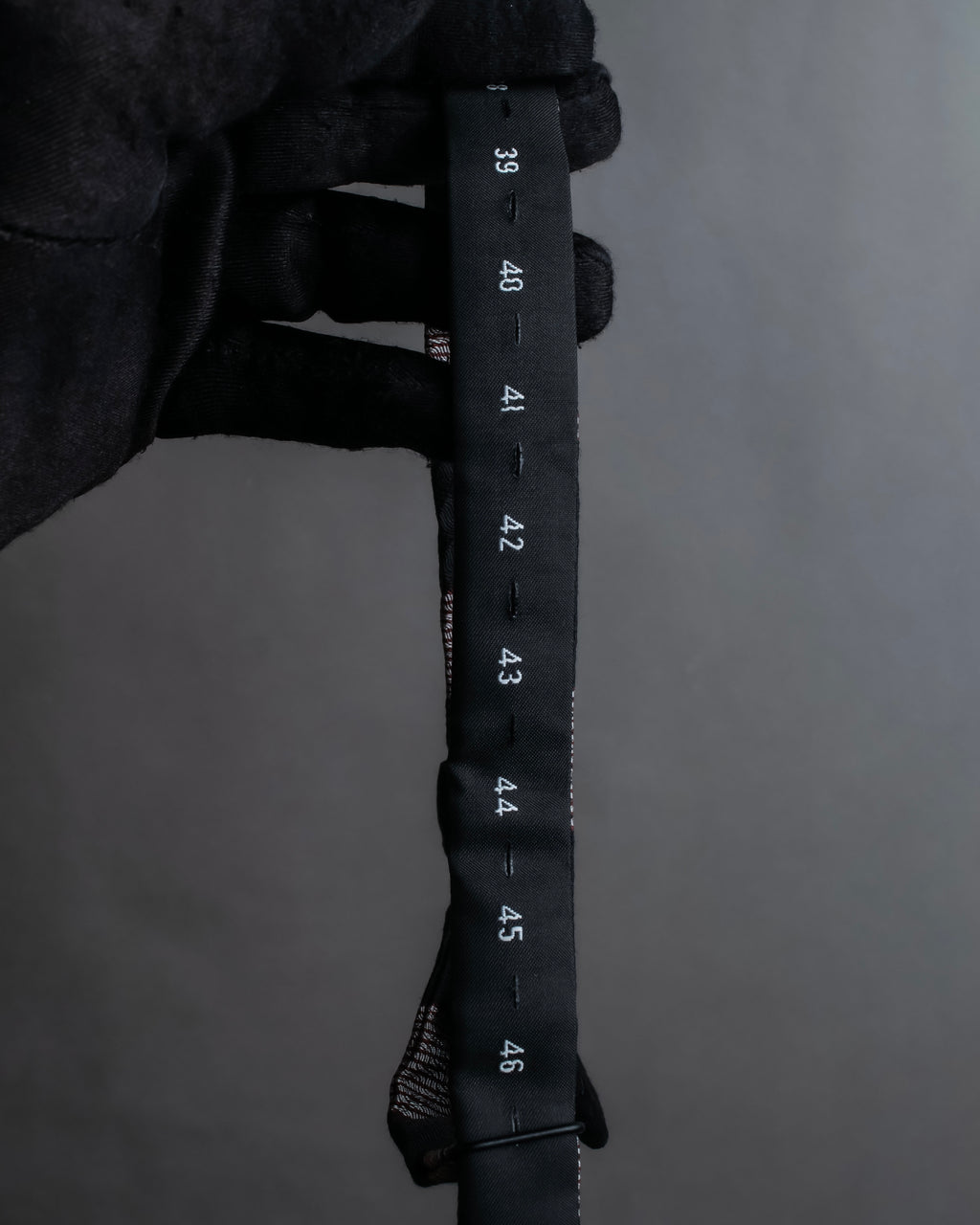 "DRIES VAN NOTTEN" Herringbone striped silk bow tie