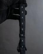 "DRIES VAN NOTTEN" Herringbone striped silk bow tie