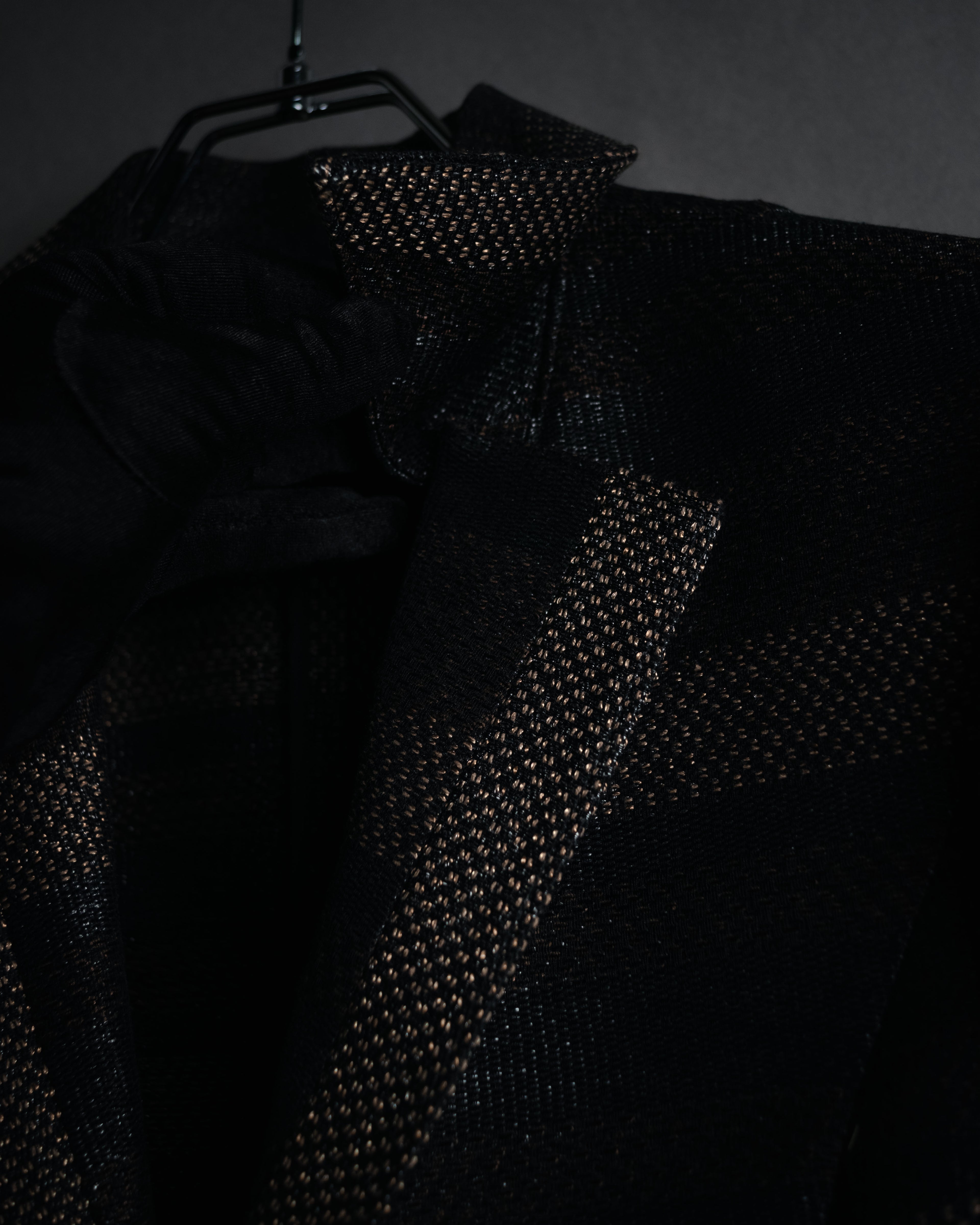 “TAE ASHIDA” 2008-2015 Structured border tweed jacket