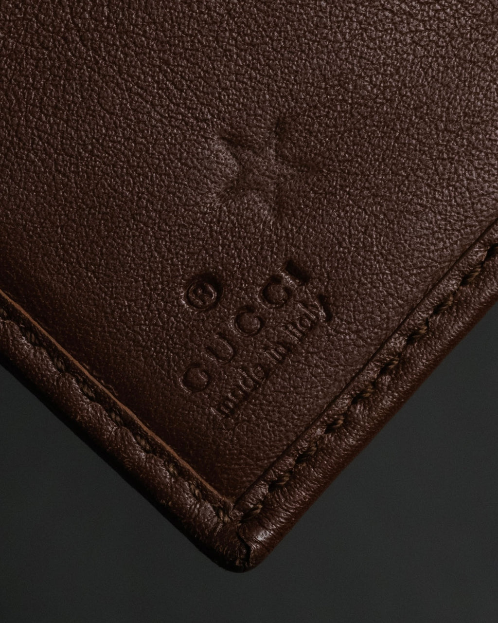 “GUCCI” 00’s GG denim script logo wallet