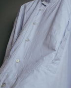 “ISSEY MIYAKE” 90’s-00’s Asymmetric stand collar cotton shirt