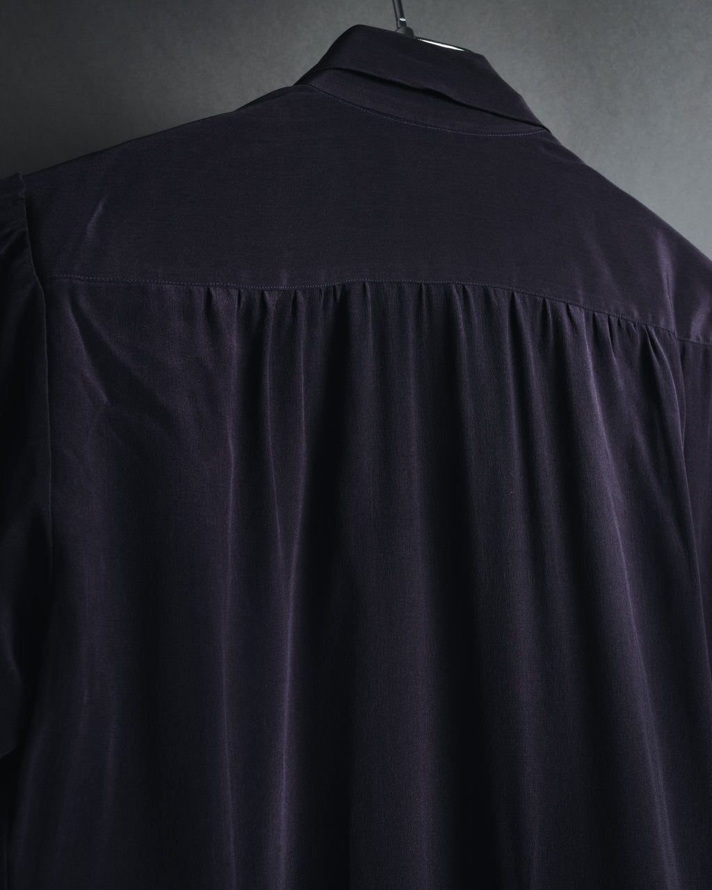 "Yves Saint Laurent" Late 80s silk bow tie blouse