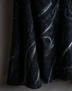 "Alviero Martini" Brushed marble pattern flared skirt