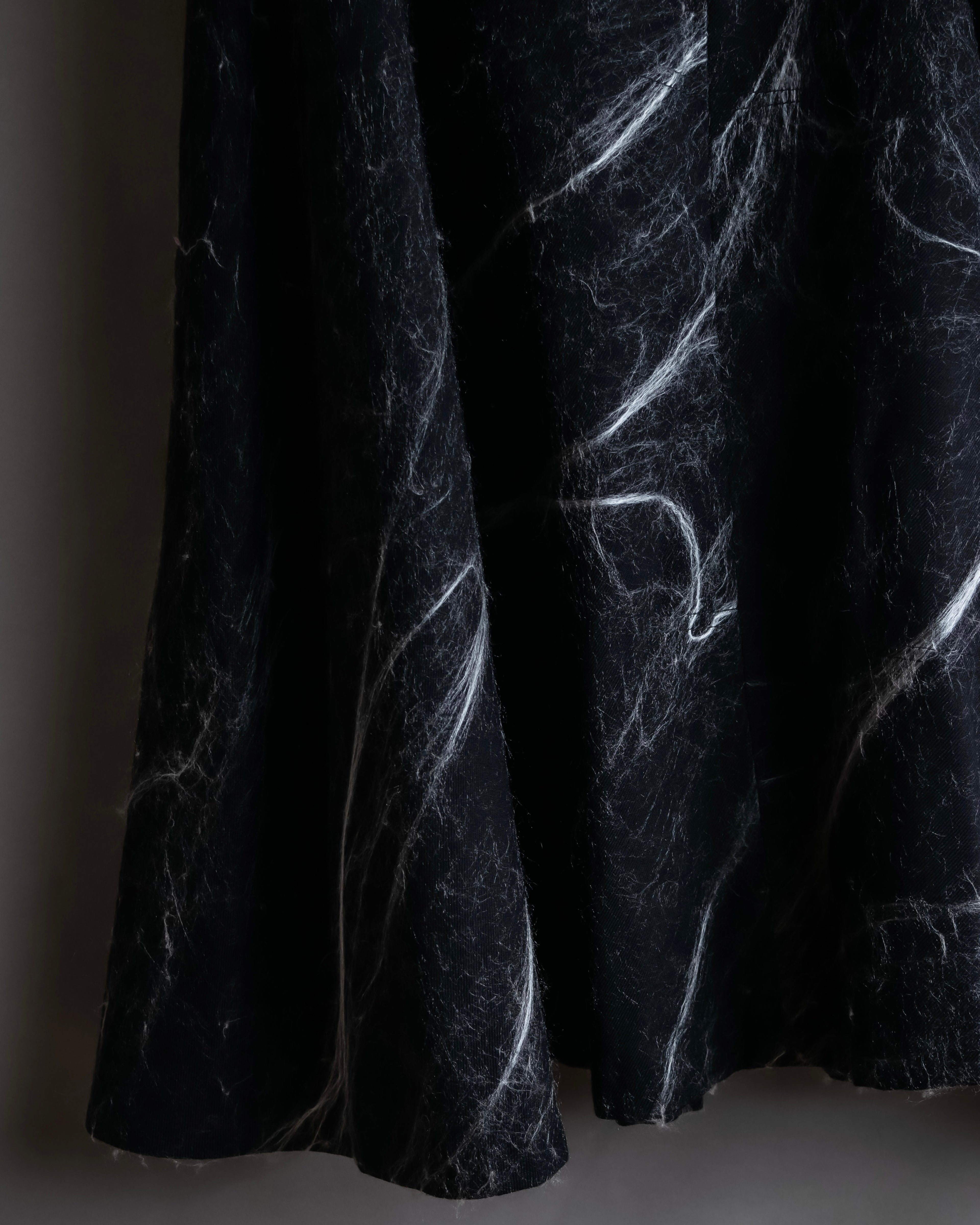 "Alviero Martini" Brushed marble pattern flared skirt