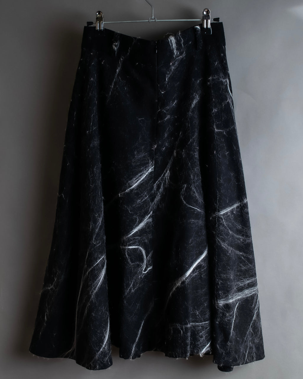 "Alviero Martini" Brushed marble pattern flared skirt