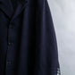 "FENDI" 100% wool oversized maxi length chester coat