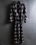 "POLO Ralph Lauren" Check pattern oversized belted gown coat