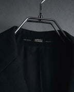 "GIANFRANCO FERRE" 90’s-00’s architecturally tailored three button wool blazer