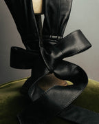 "HOXTON BOUTIQUE" 00's-10's Pebbled leather scarf belt