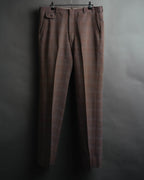 -MOOD MILLÉSIMES- “FARAH” 70’s-80’s plaid slacks with coin pocket