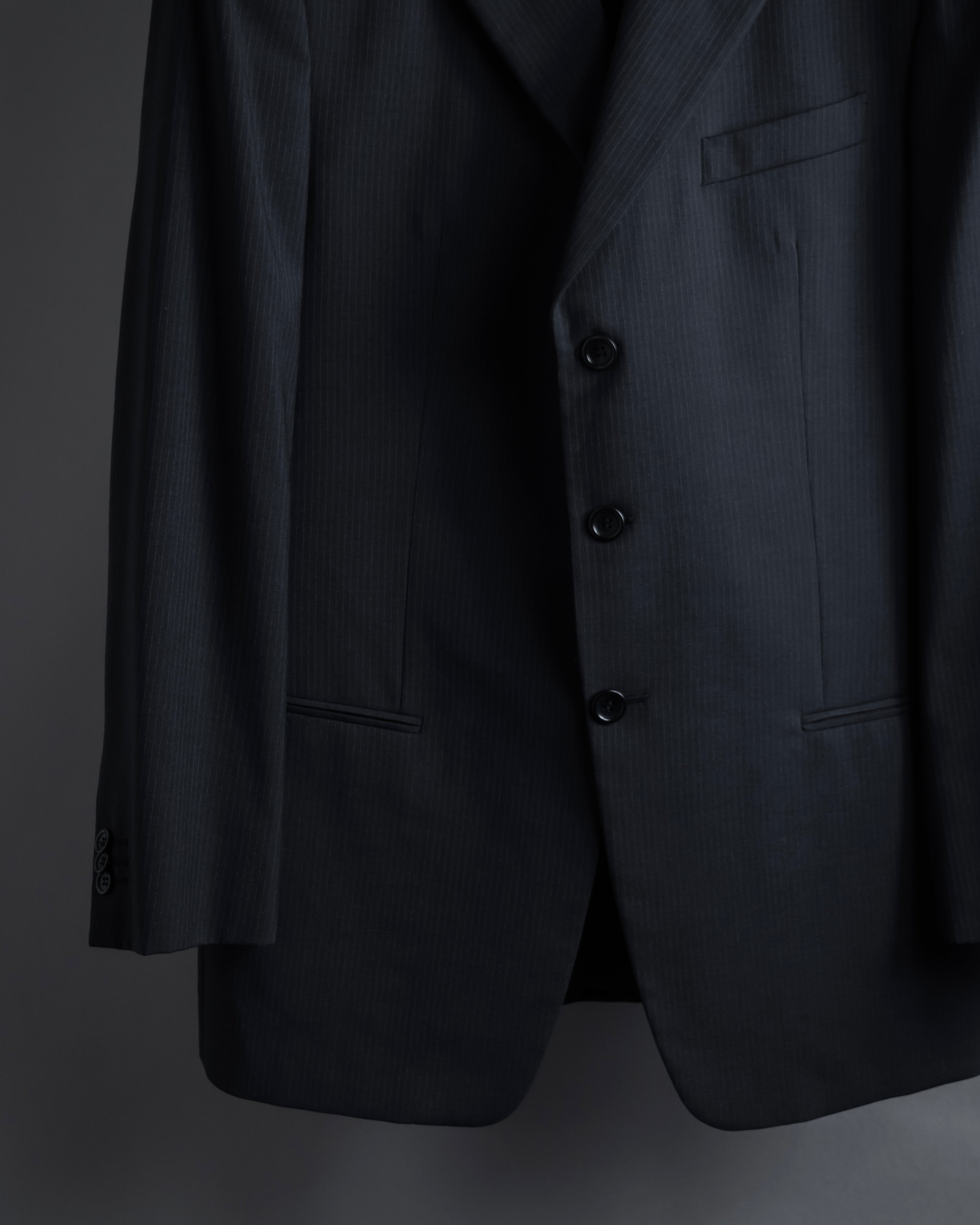 "ARMANI COLLEZIONI" Notched drape classically tailored jacket