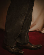 –SPECIAL– "ISSEY MIYAKE MEN" 98AW garment-pleated cotton tailoring set-up