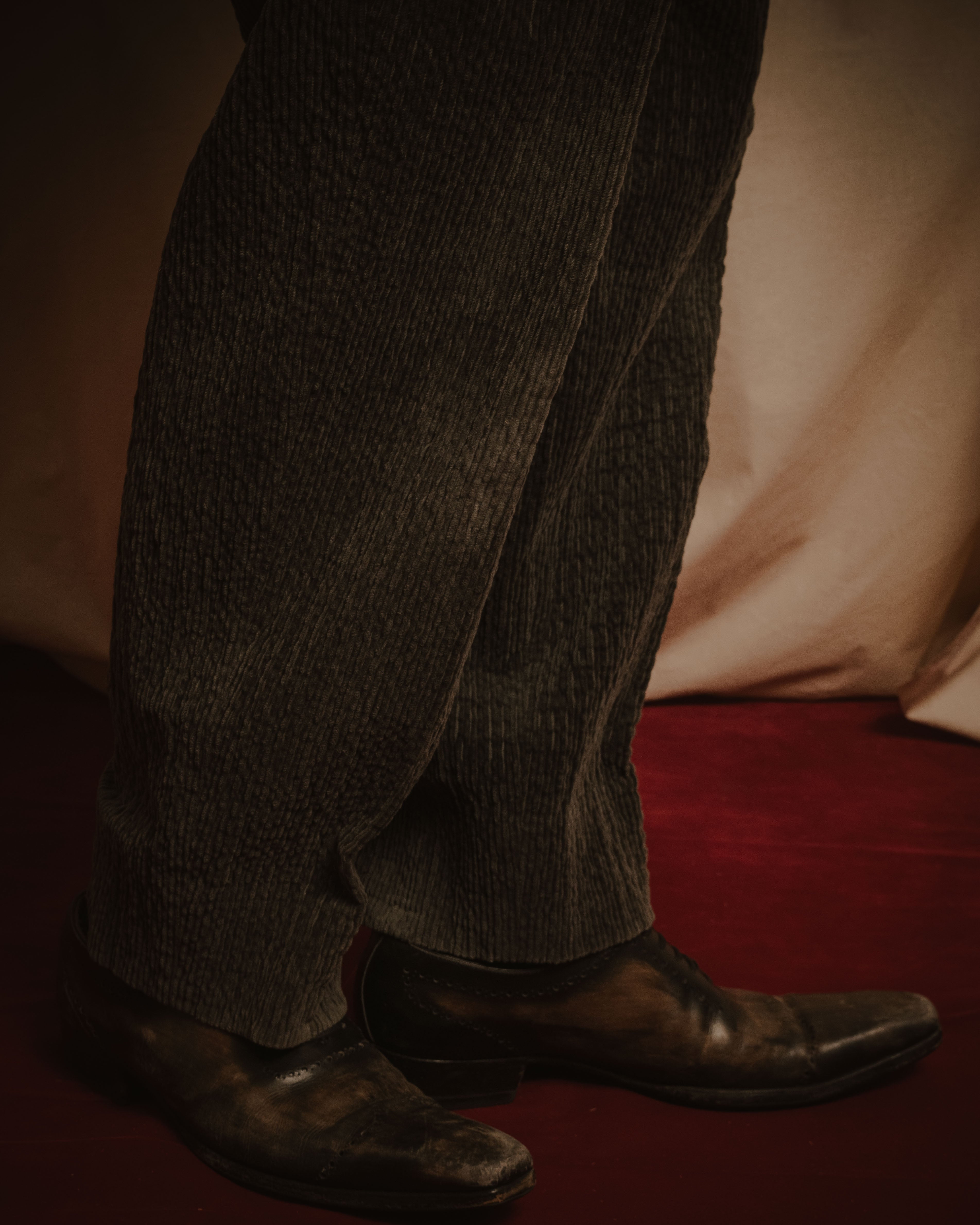 –SPECIAL– "ISSEY MIYAKE MEN" 98AW garment-pleated cotton tailoring set-up