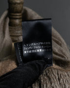 "FENDI" 04-10's Petal motif fur docking long muffler