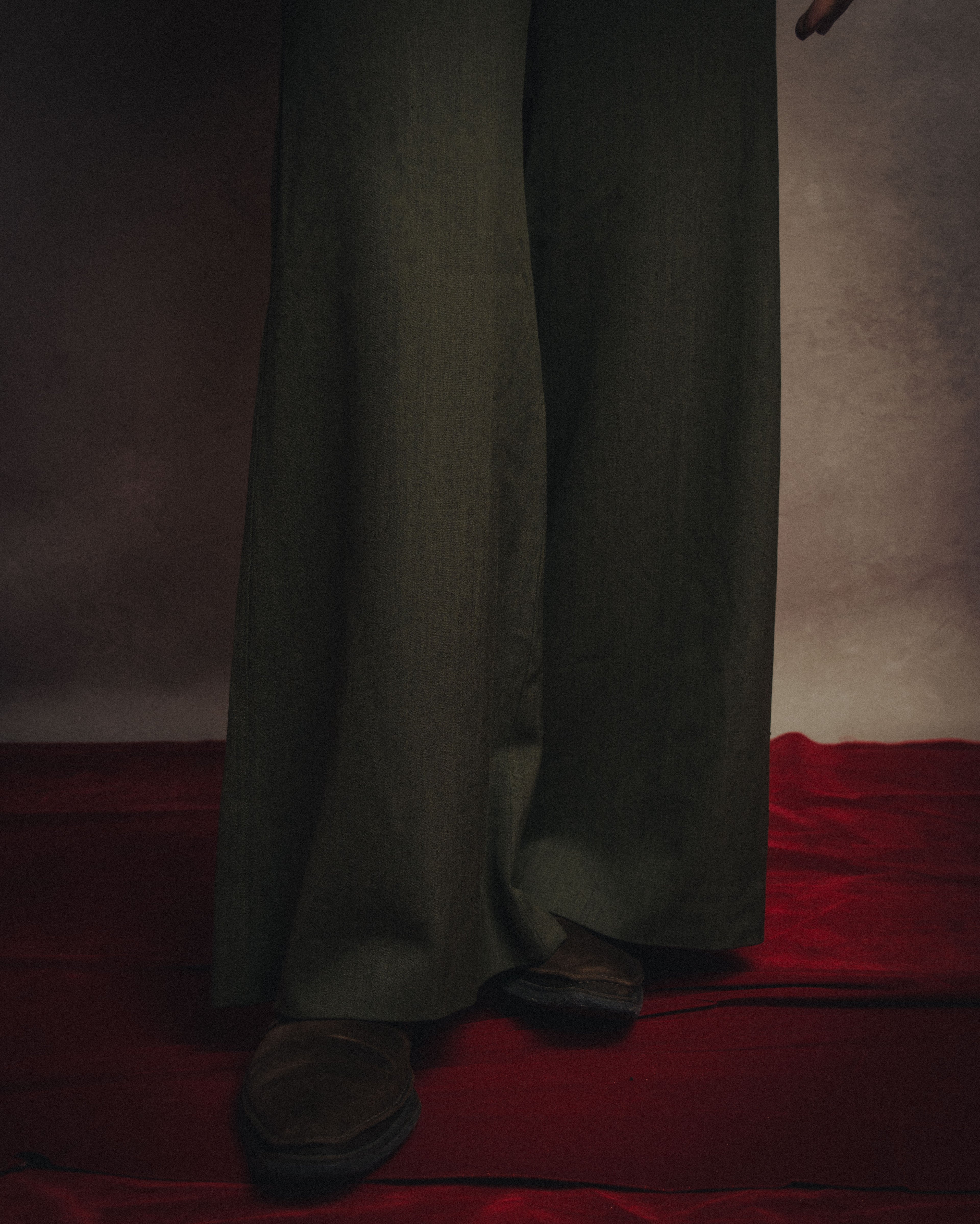 -SPECIAL- “Christian Dior” 2001 Galliano era olive wide safari trousers