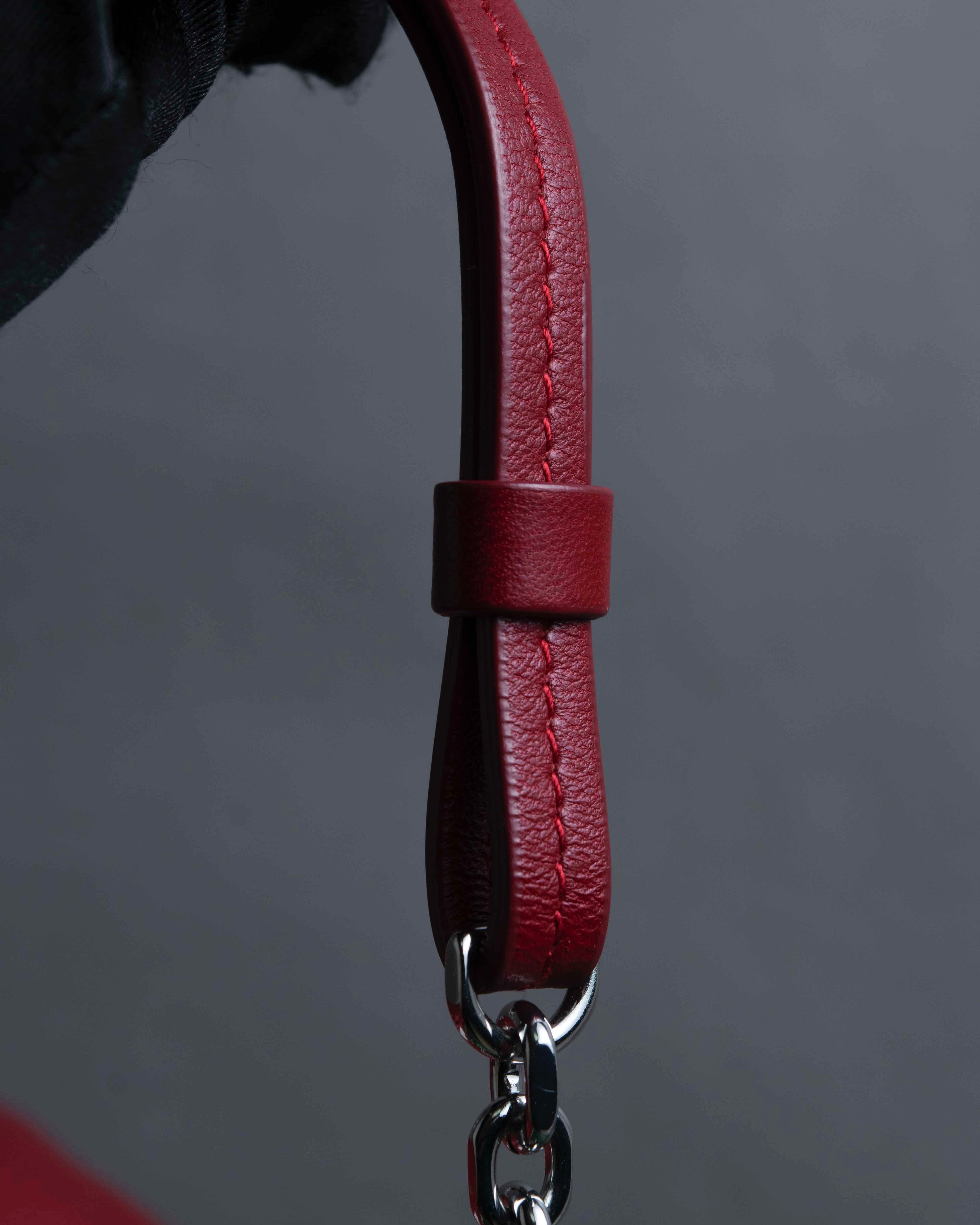 "MAISON MARGIELA" Red color Glam Slam chain shoulder bag