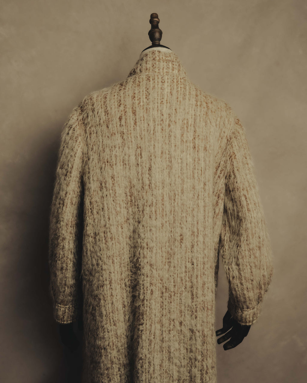 “Vintage” 80’s Shaggy textured long knit coat
