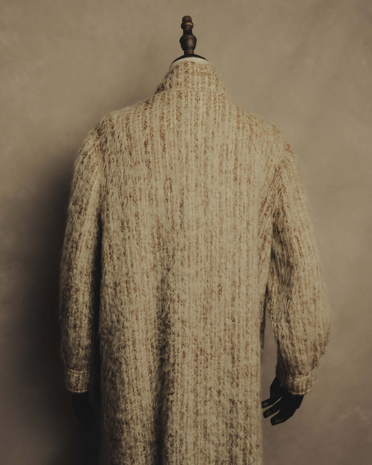 “Vintage” 80’s Shaggy textured long knit coat