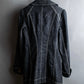 "Vivienne Westwood RED LABEL" Asymmetrical button design mid length denim coat