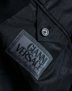 "GIANNI VERSACE" Relaxed silhouette soutien coat