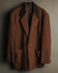“Christian Dior Monsieur” 80’s-90’s houndstooth wool tailored jacket