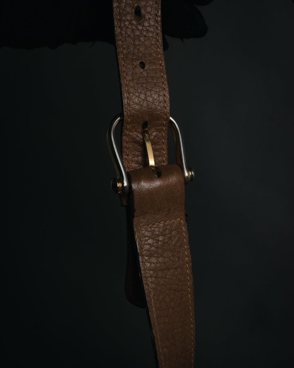 –SPECIAL– "GUCCI" 70’s pigskin horsebit piston hobo bag