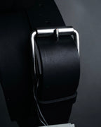 “COMME des GARCONS SHIRT” 00’s Minimal leather roller belt
