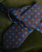 “HERMÈS” 90’s Rope and H motif silk tie