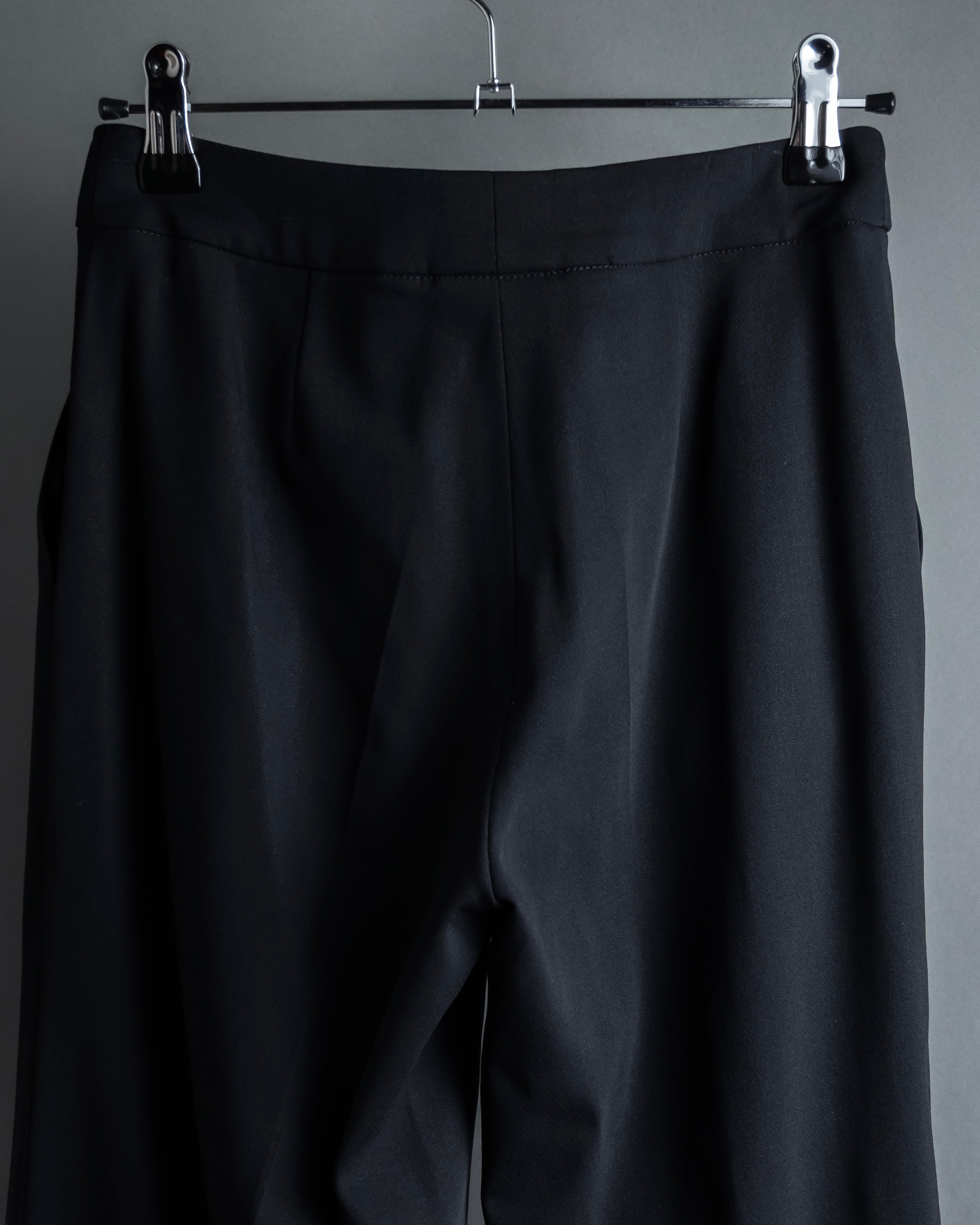 "Christian Dior Boutique Paris" Beautiful waistline wide silhouette Slacks