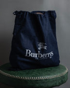 "BURBERRYS" 90’s PVC＆leather 2-way bag