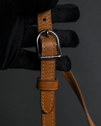 "Ralph Lauren" Metal stud design 2-way leather bag