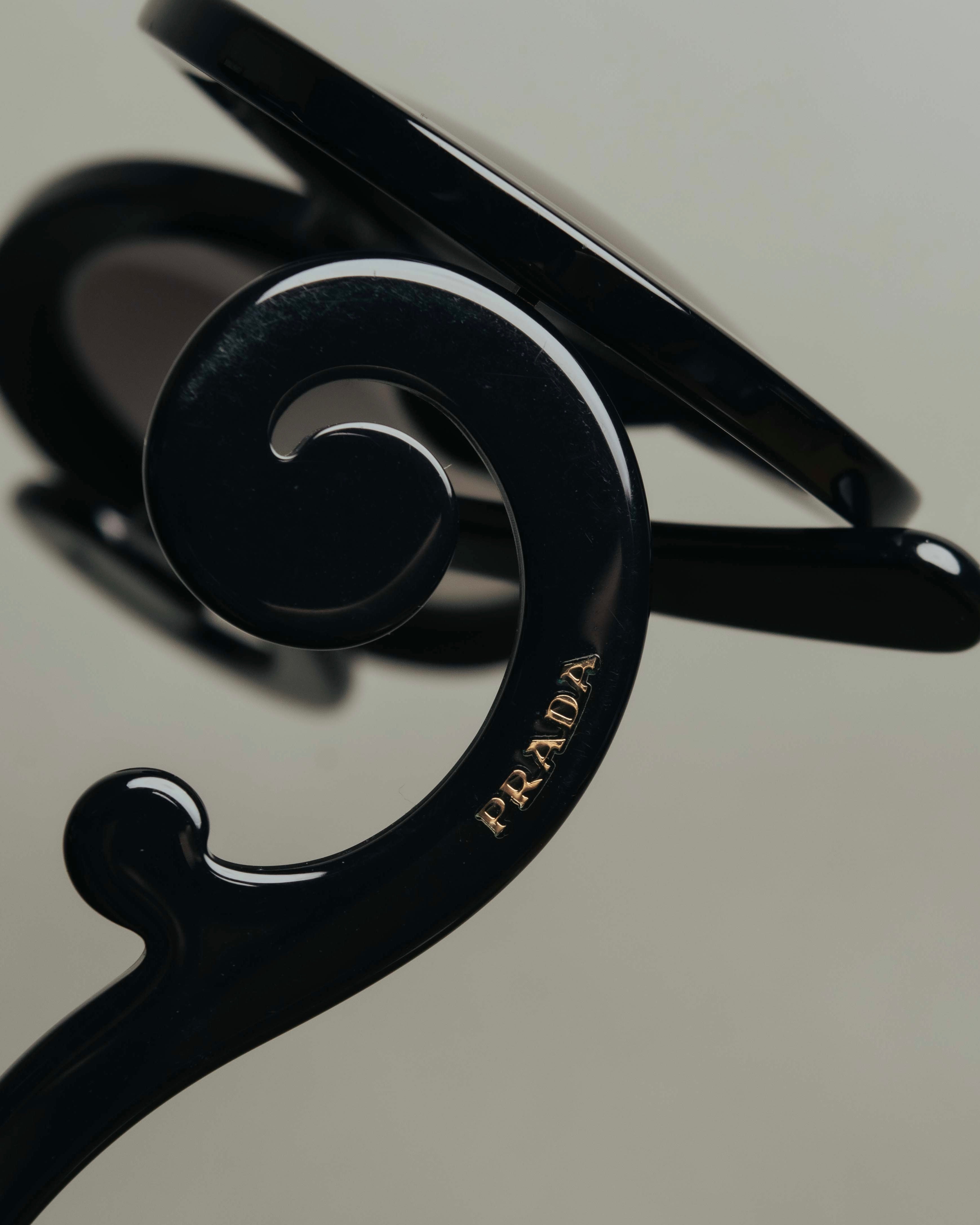 "PRADA" 10's Sculptural baroque sunglasses