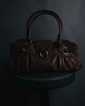 "Salvatore Ferragamo" 00’s Soft gathered gancini top-handle bag