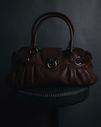 "Salvatore Ferragamo" 00’s Soft gathered gancini top-handle bag