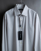 "DOLCE & GABBANA" Cuff logo engraved oversized shirt