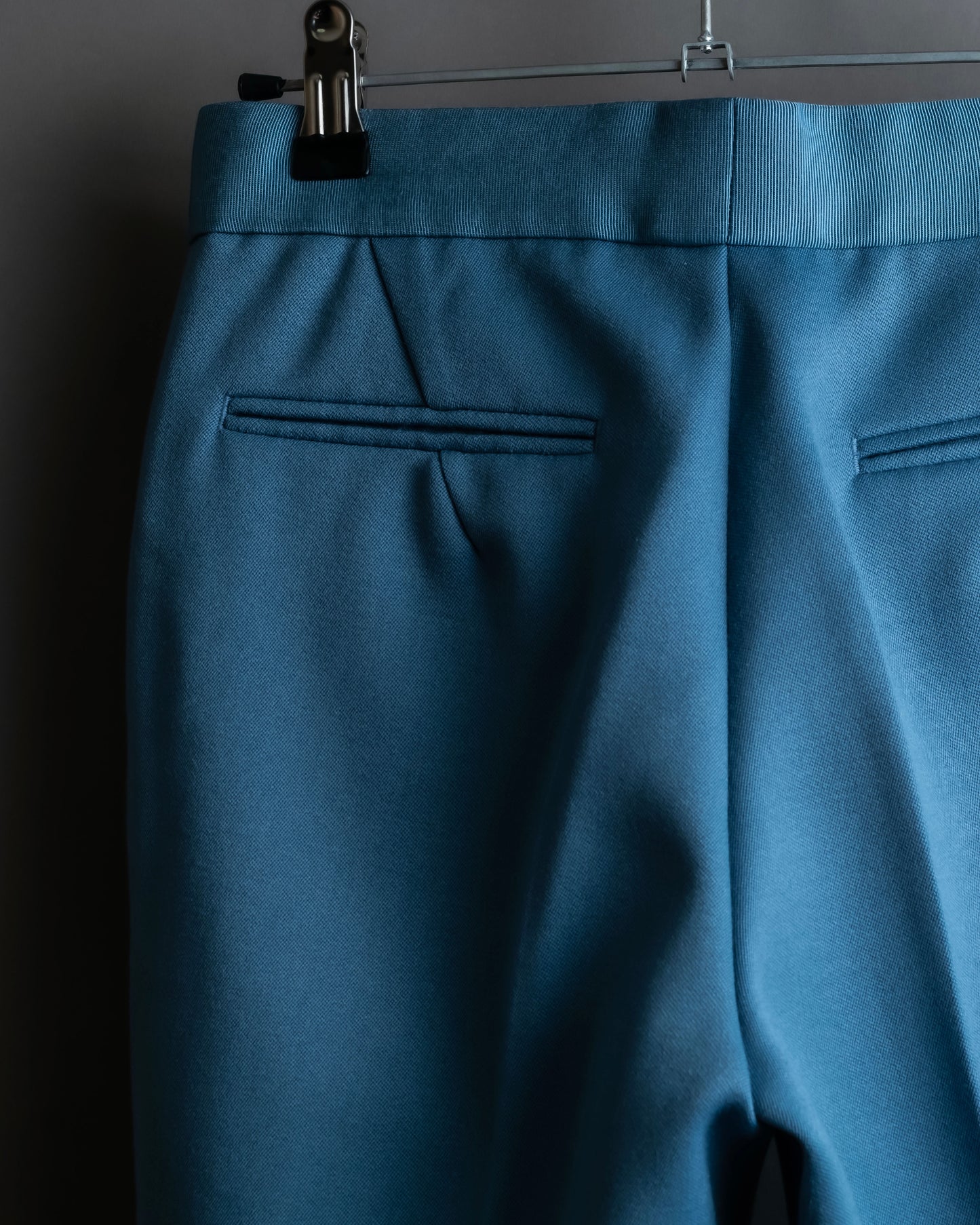 "DRAWER" Beautiful light blue tapered silhouette slacks