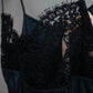 "Ｎ21 NUMERO VENTUNO" Lace design gathered silk blend petticoat