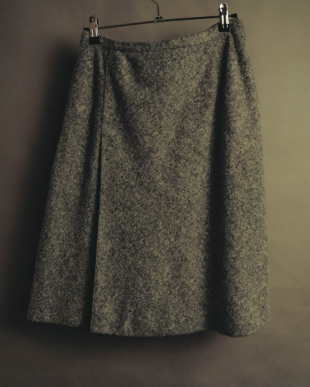 "VALENTINO BOUTIQUE" 80's Brushed alpaca skirt suit