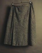 "VALENTINO BOUTIQUE" 80's Brushed alpaca skirt suit