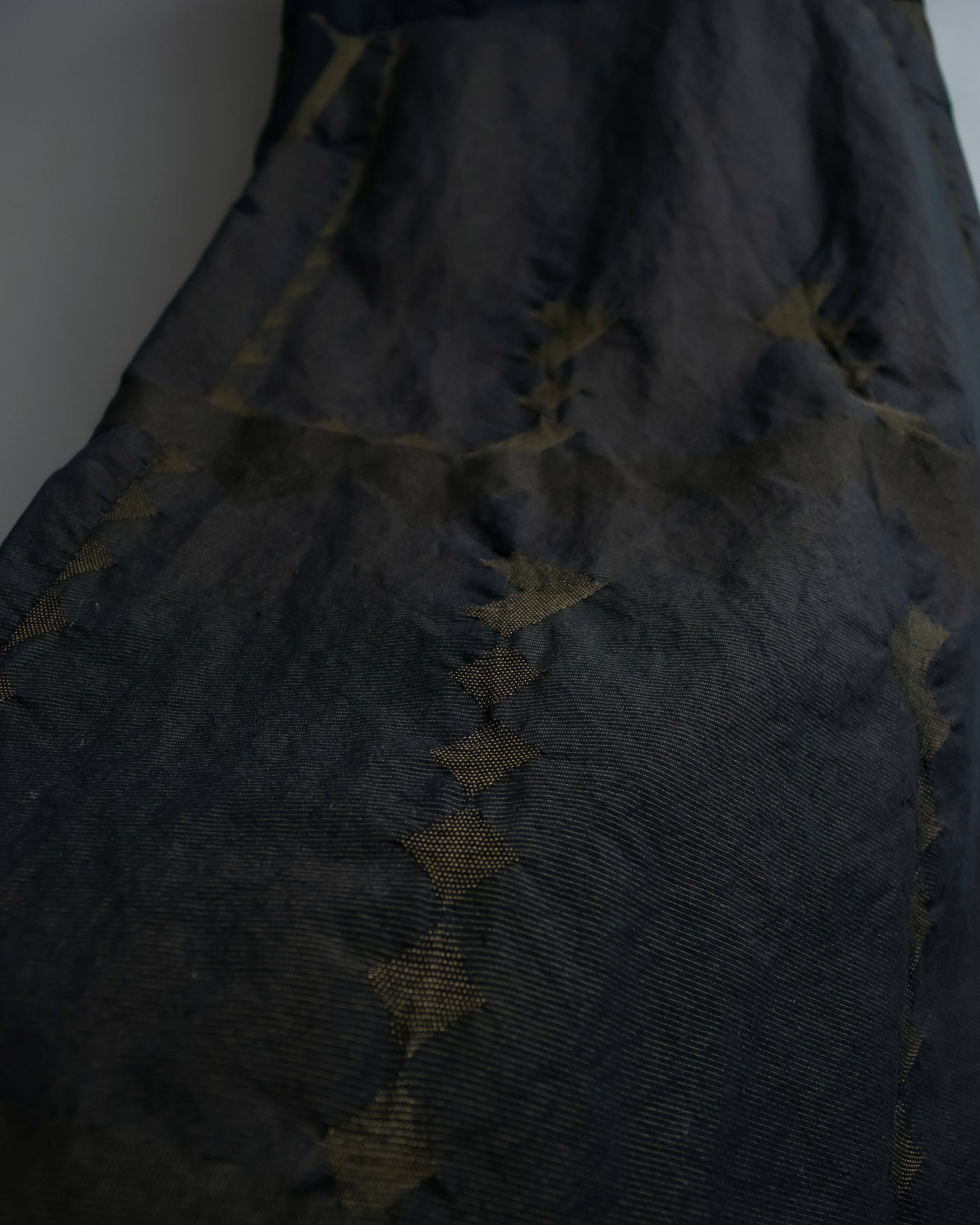 "A-POC" Wrap design high slit skirt