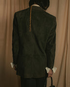 -SPECIAL- "GUCCI" 90’s Tom ford design suede tailored jacket