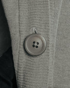 “Maison Martin Margiela” 2012SS line 4 oversized draped knit cardigan