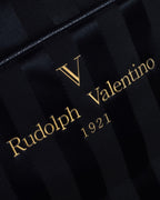 "Rudolph Valentino" Striped nylon combination 2-way boston bag