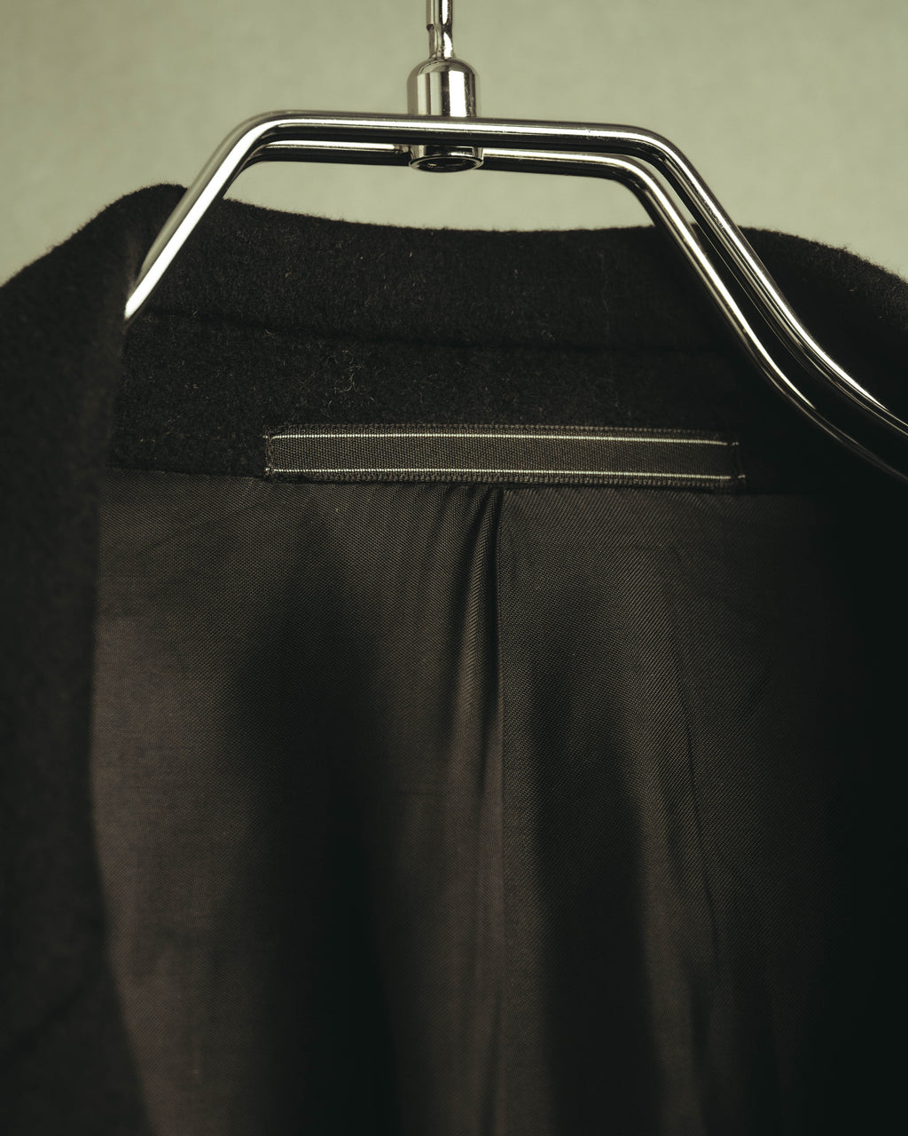 –SPECIAL– “GUCCI” 90’s Tom Ford era concealed-front wool long chester coat