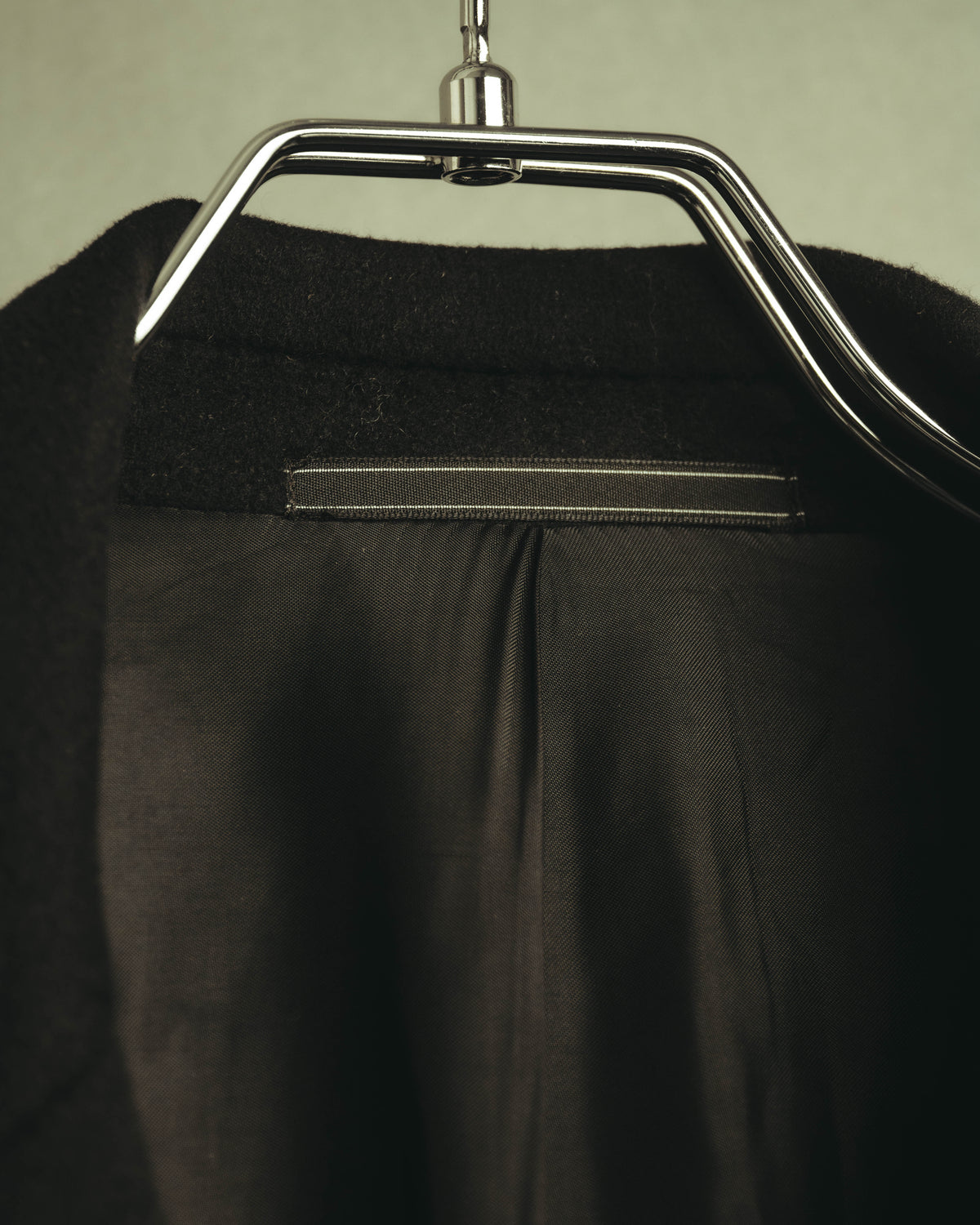 –SPECIAL– “GUCCI” 90’s Tom Ford era concealed-front wool long chester coat