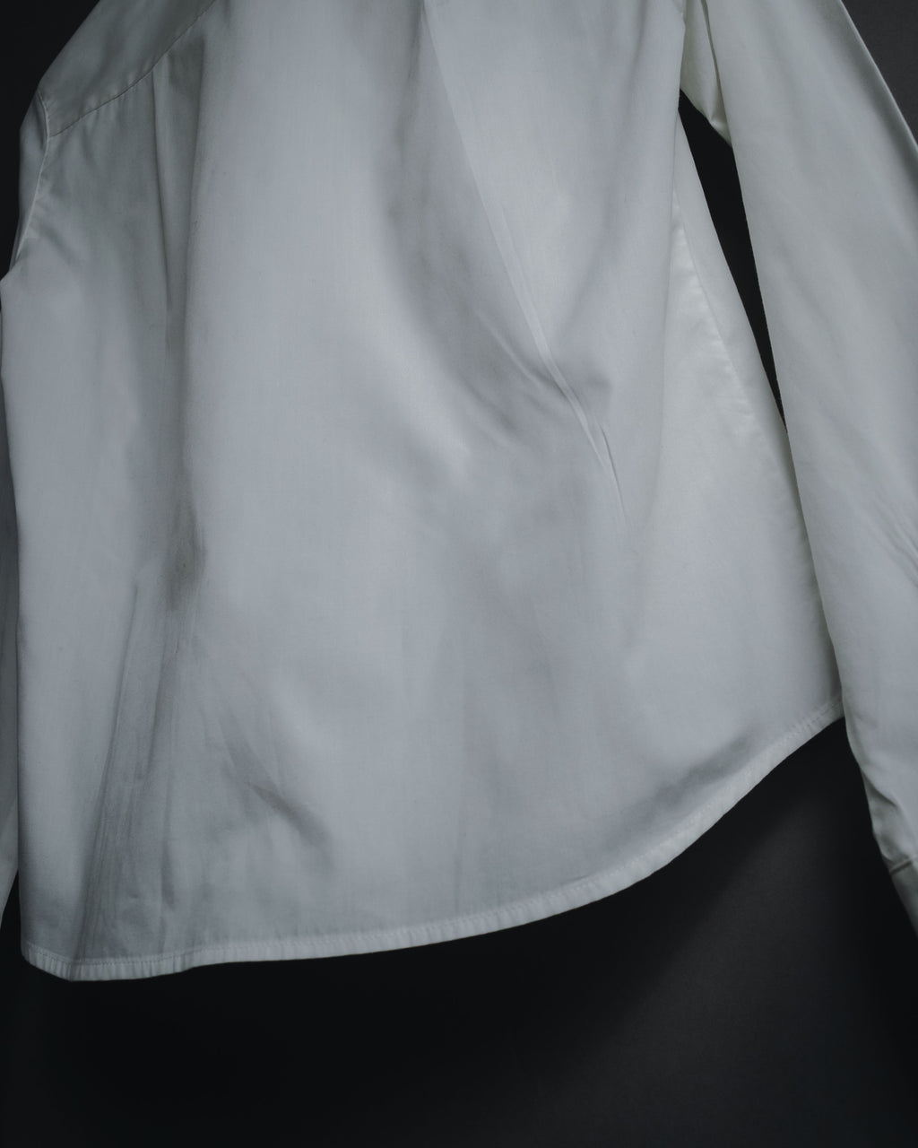 "BURBERRY LONDON" 2010-2014 pintuck tuxedo-front dress shirt