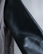 “DOUBLE STANDARD CLOTHING” Designed sleeve hooded middle coat