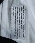 "Christian Dior" Pintuck design wide spread collar dress shirt