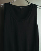 "GUCCI" 90's-10's Delicate lace-trim knit tank top