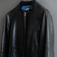 "PAUL SMITH" 100% sheep skin no collar leather jacket